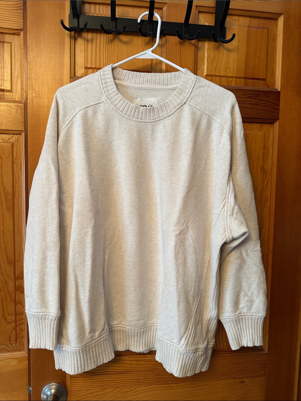 aerie Cream Crewneck Sweatshirt